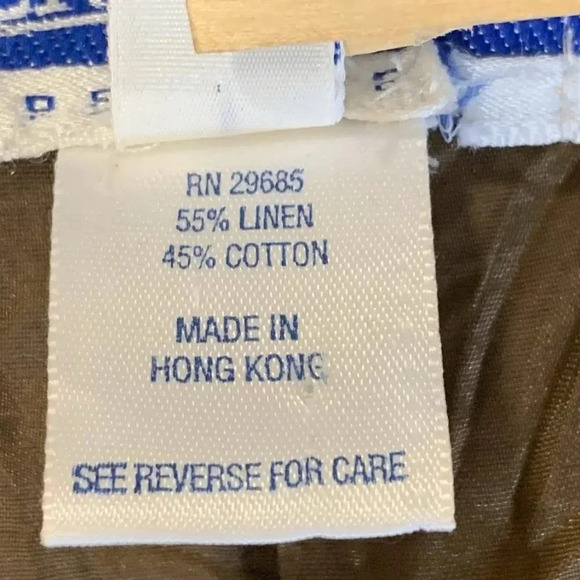 Pendleton Women's Vintage‎ Linen Full Zip Made in Hong Kong Vest Size 4 - Picture 8 of 11